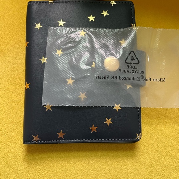 Jcrew foil star print passport holder and luggage tag - Picture 3 of 7